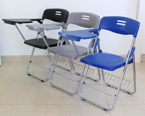 方圆家具加强加厚款培训椅 折叠椅 带写字板椅 会议椅 不用安装