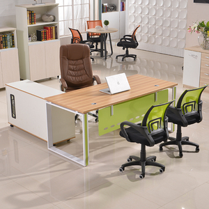 厂家直销新款可定制办公家具板式大班台老板桌椅组合电脑桌主管桌