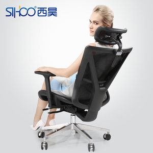 Sihoo人体工程学电脑椅升降转椅简约办公椅座椅网布椅人体工学椅