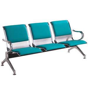 三人位排椅机场椅等候椅候诊椅输液椅长椅不锈钢连排座椅银行椅子